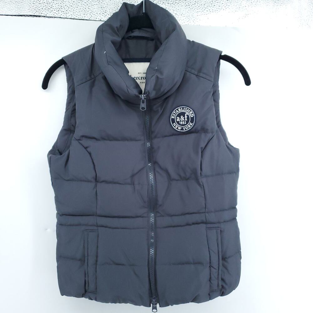 Unisex Abercrombie Kids Y2K Gorpcore Goose Down Puffer Vest (Medium 7/8)